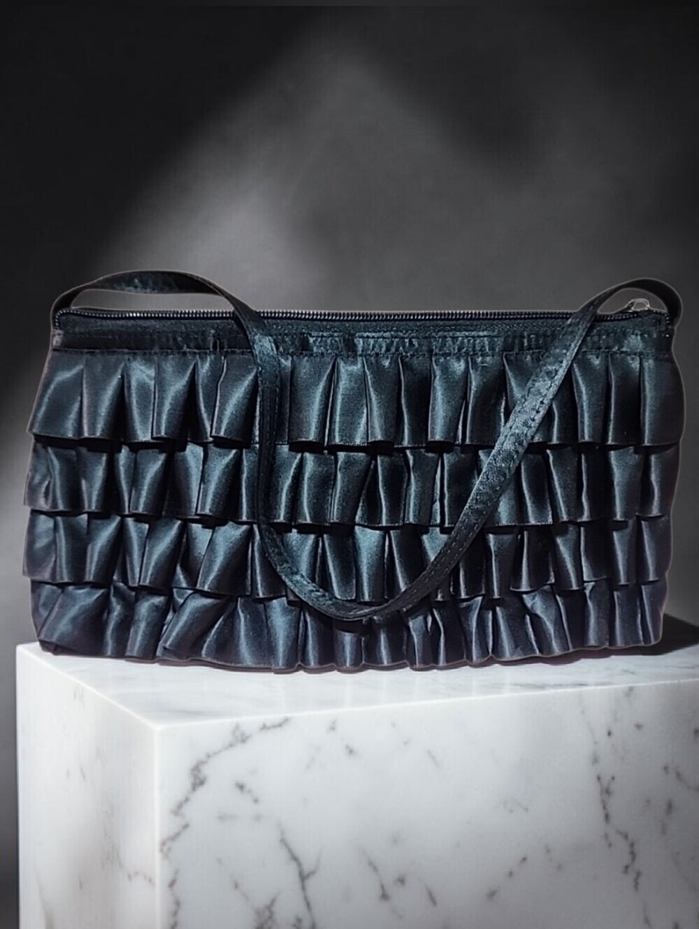 Lancome Ruffle Crossbody Bag
